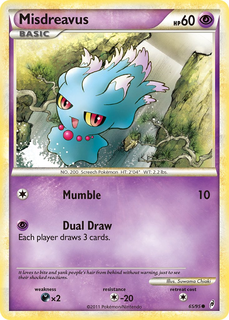 Misdreavus Pokémon card
