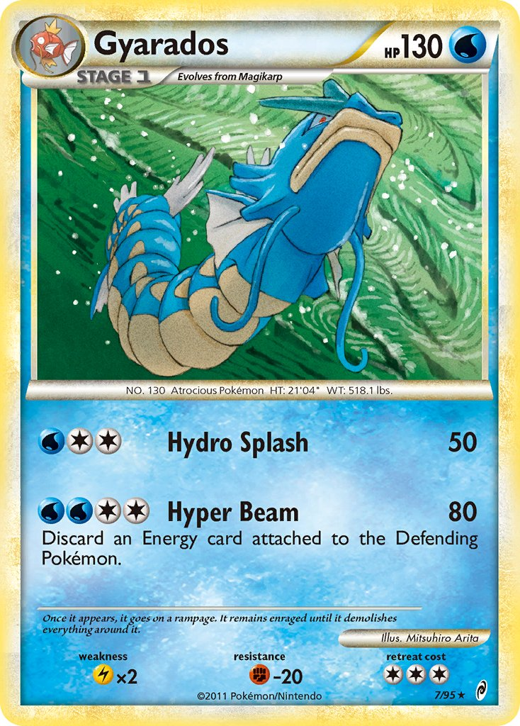 Gyarados Pokémon card