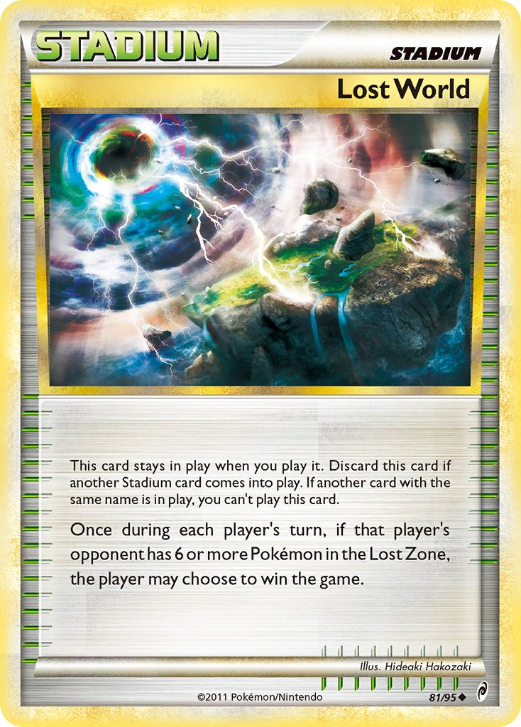Lost World Pokémon card
