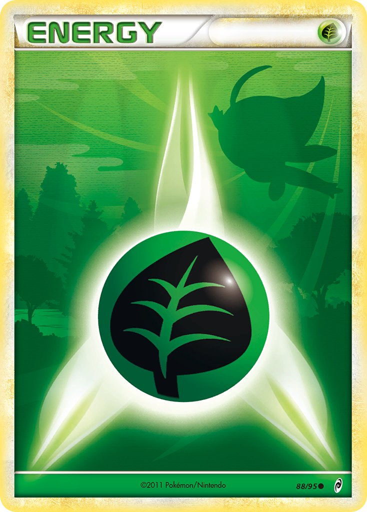 Grass Energy Pokémon card