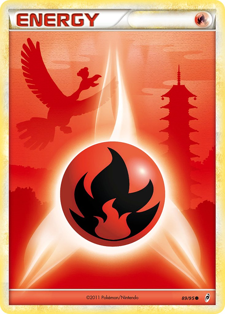 Fire Energy Pokémon card
