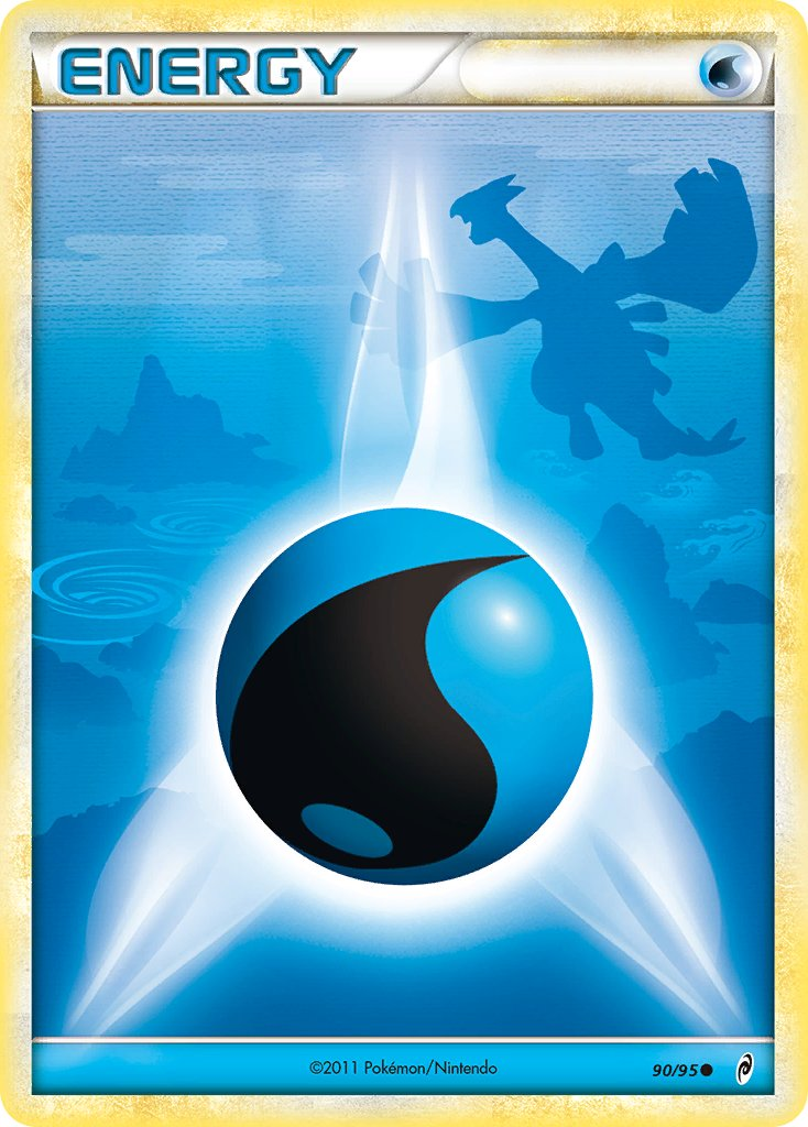 Water Energy Pokémon card
