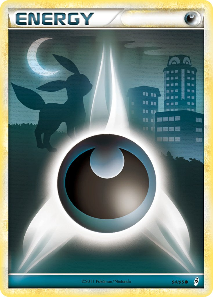Darkness Energy Pokémon card
