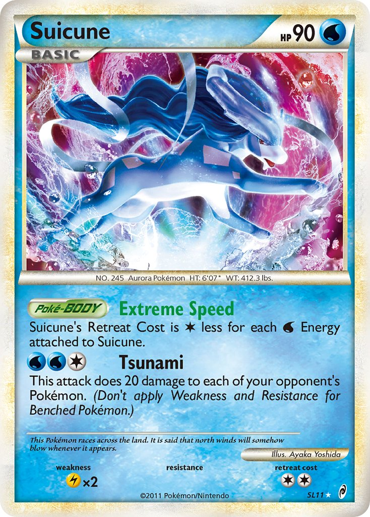 Suicune Pokémon card