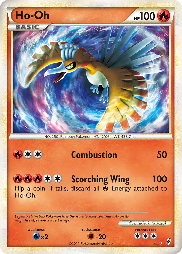 Ho-Oh Pokémon card