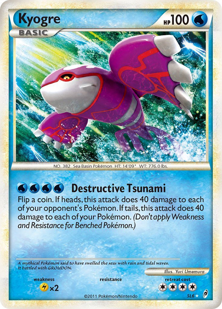Kyogre Pokémon card