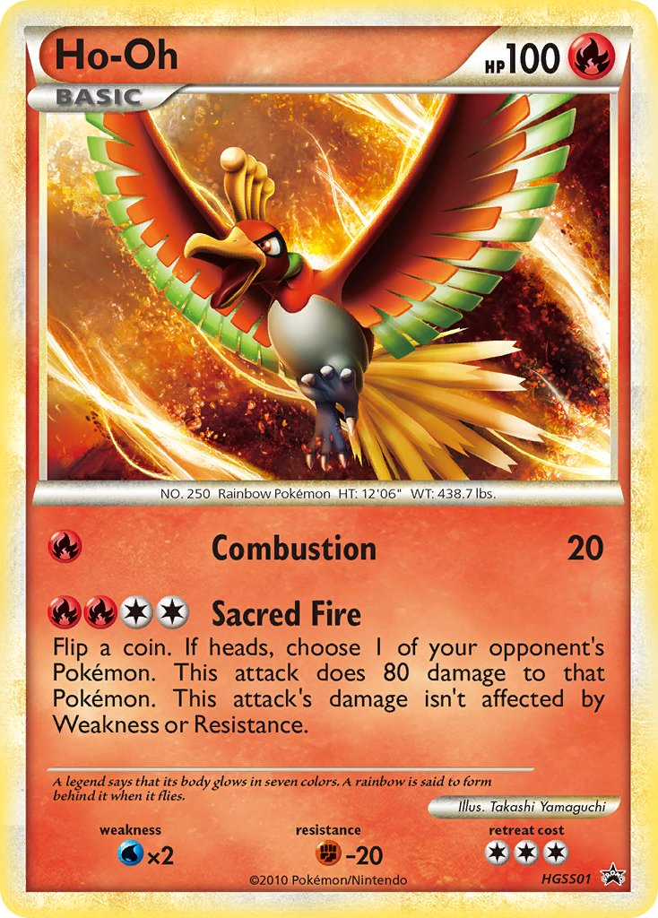 Ho-Oh Pokémon card