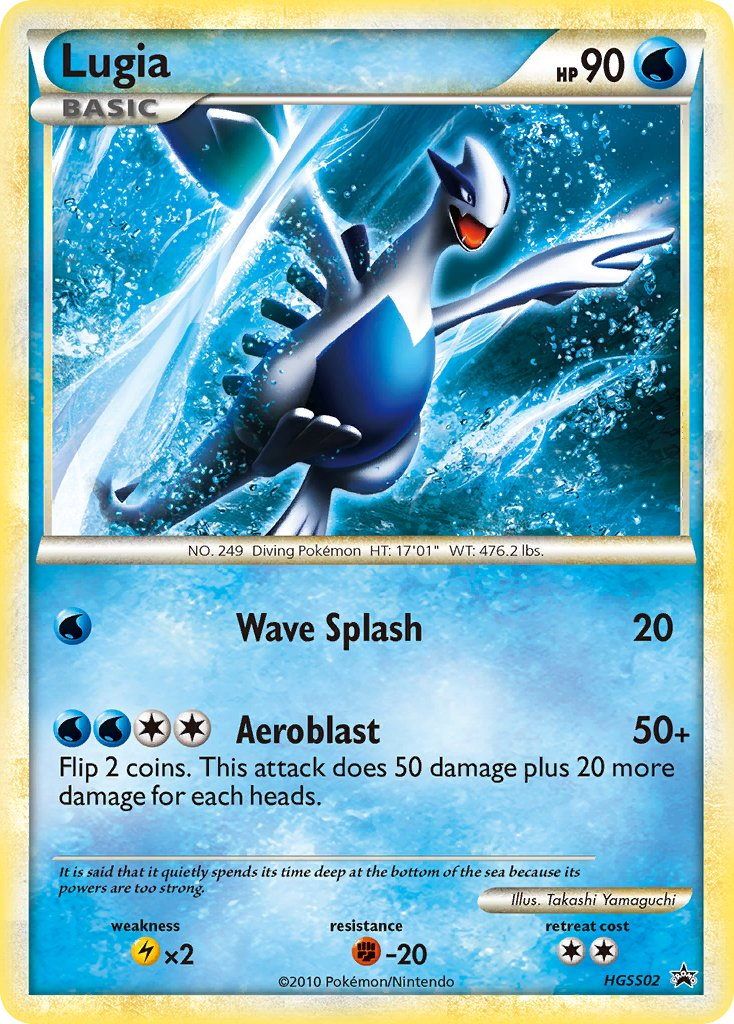 Lugia Pokémon card