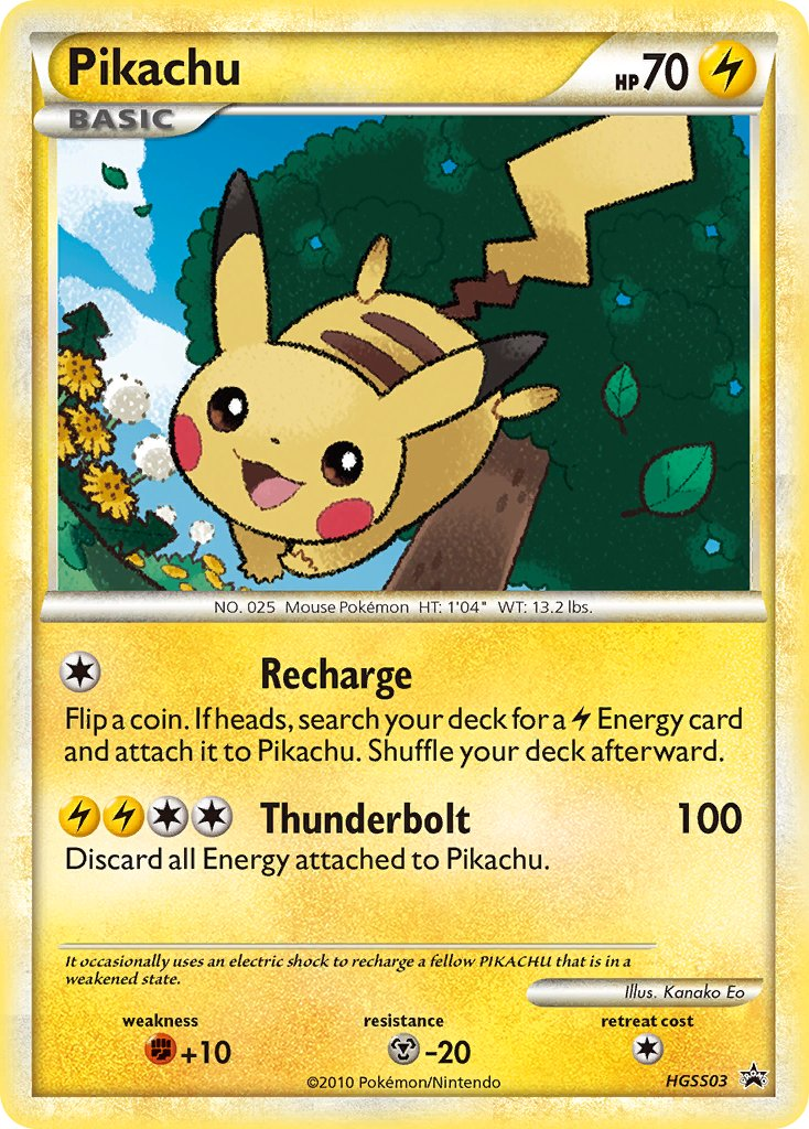 Pikachu Pokémon card