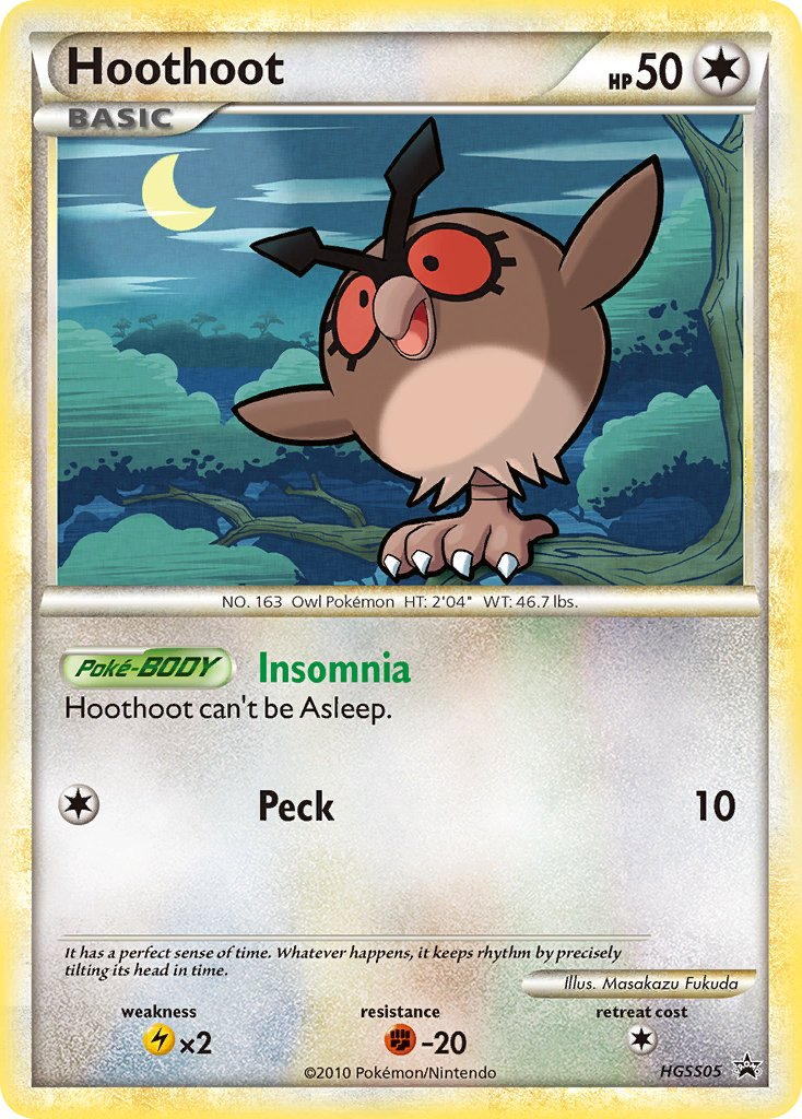Hoothoot Pokémon card
