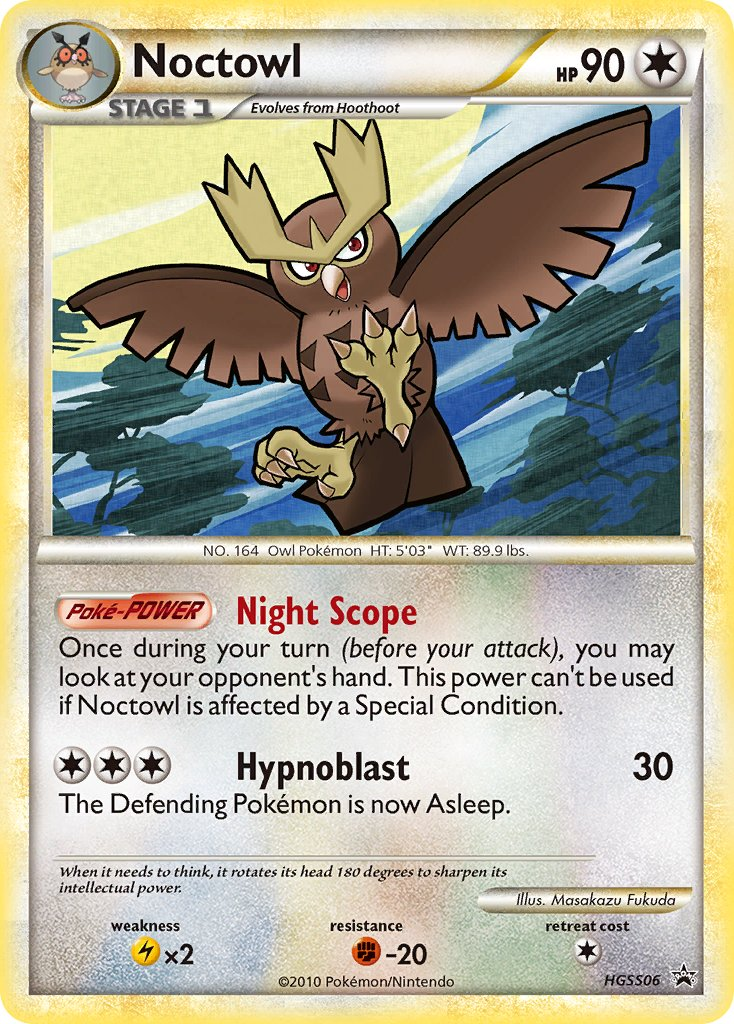 Noctowl Pokémon card