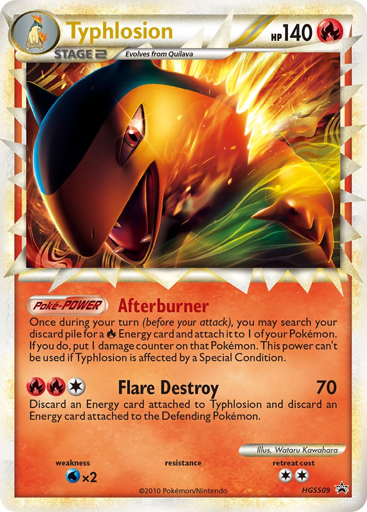 Typhlosion Pokémon card