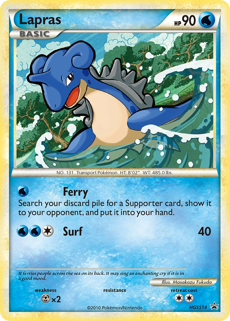Lapras Pokémon card