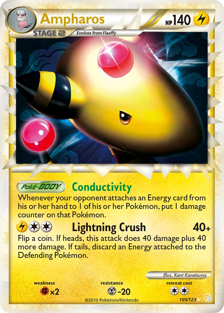Ampharos Pokémon card