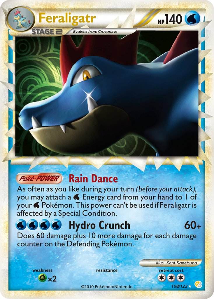 Feraligatr Pokémon card