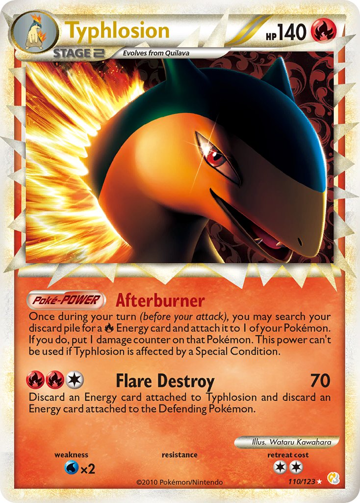 Typhlosion Pokémon card
