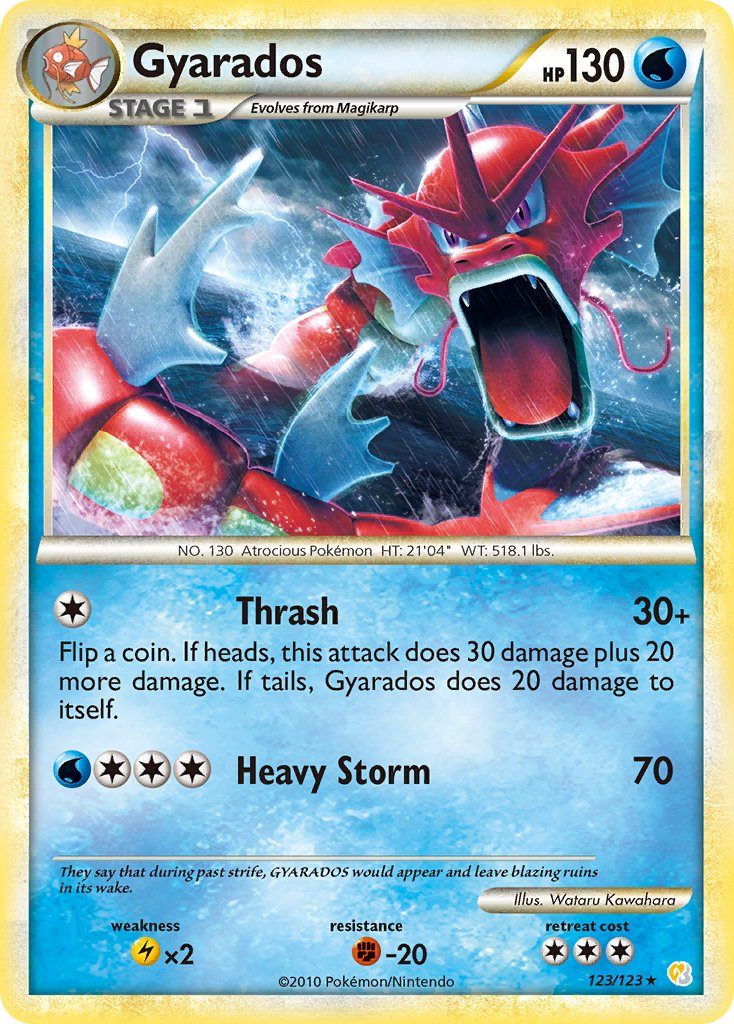 Gyarados Pokémon card
