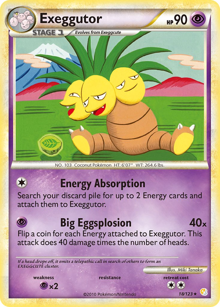 Exeggutor Pokémon card