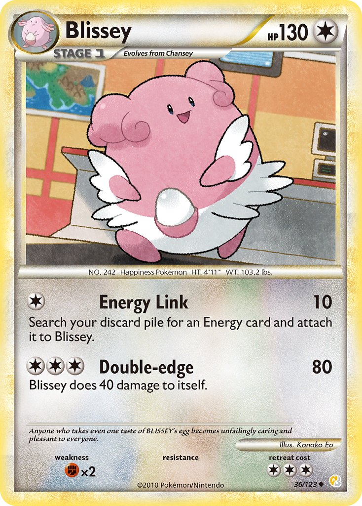 Blissey Pokémon card