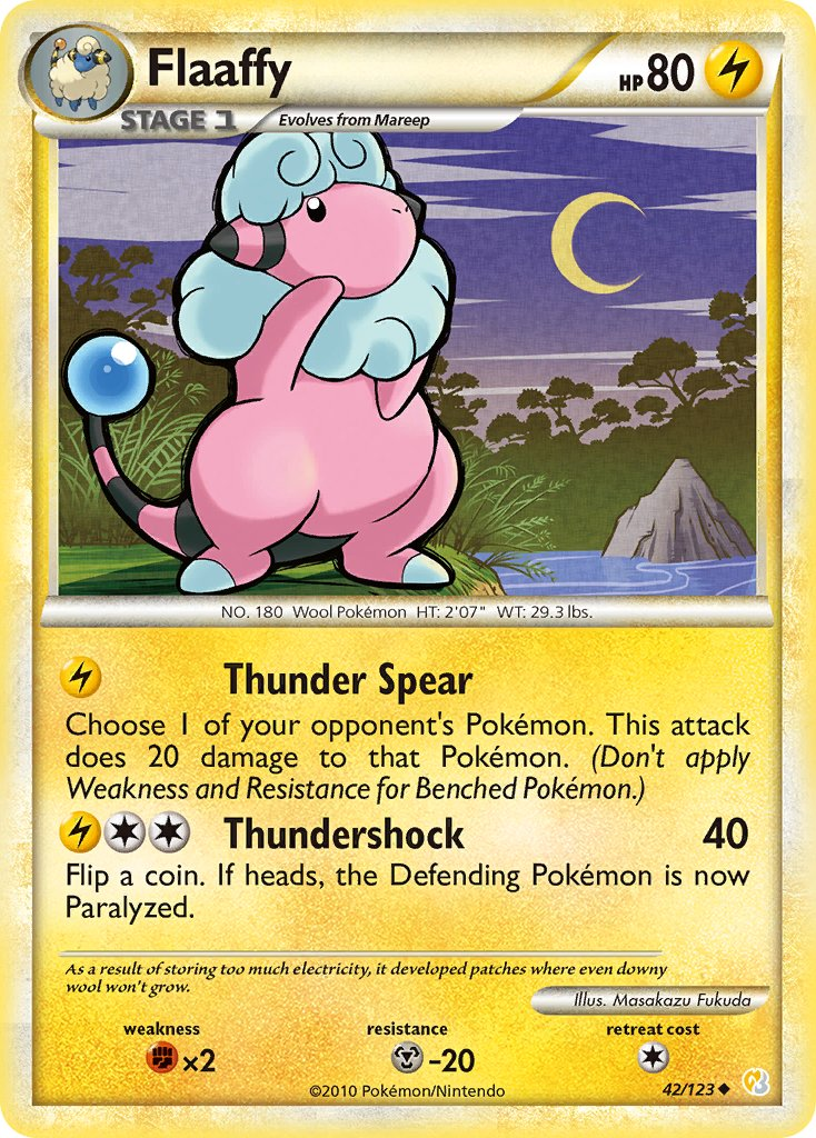 Flaaffy Pokémon card