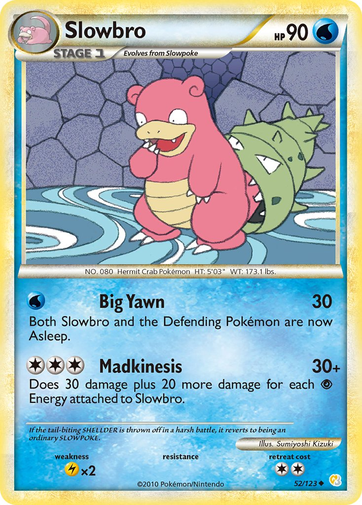 Slowbro Pokémon card