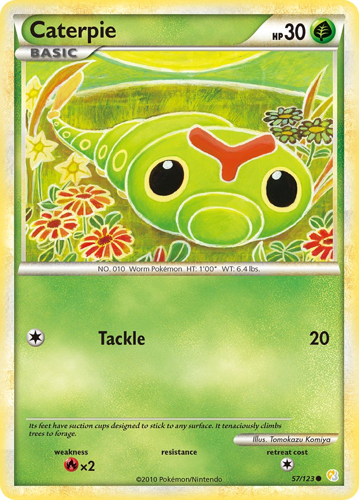 Caterpie Pokémon card