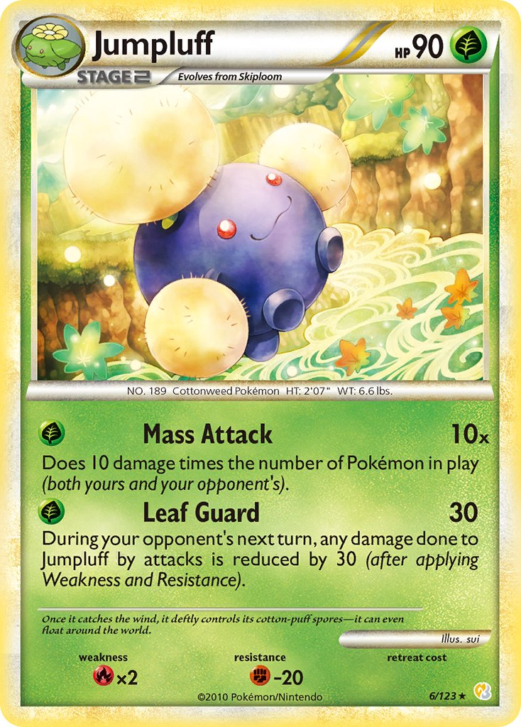 Jumpluff Pokémon card