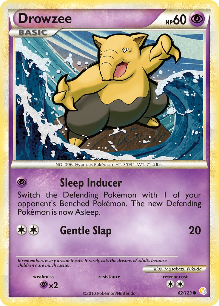 Drowzee Pokémon card
