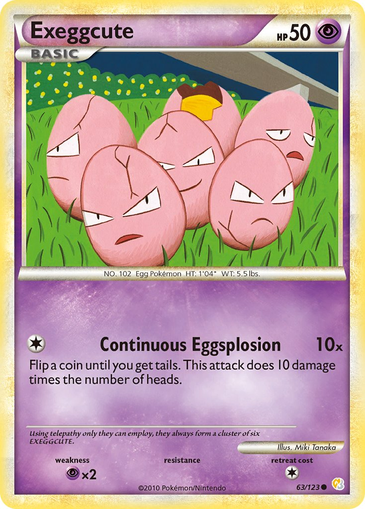 Exeggcute Pokémon card