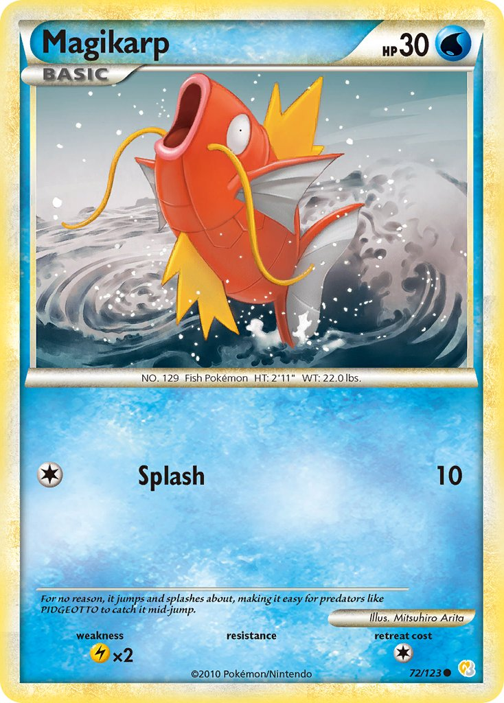 Magikarp Pokémon card
