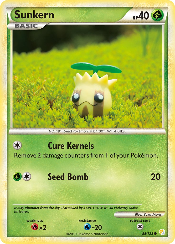 Sunkern Pokémon card