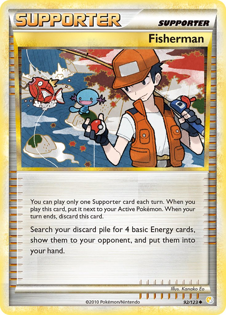 Fisherman Pokémon card