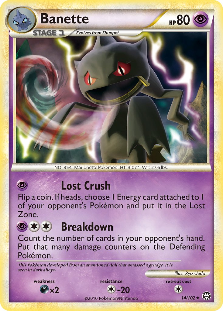 Banette Pokémon card