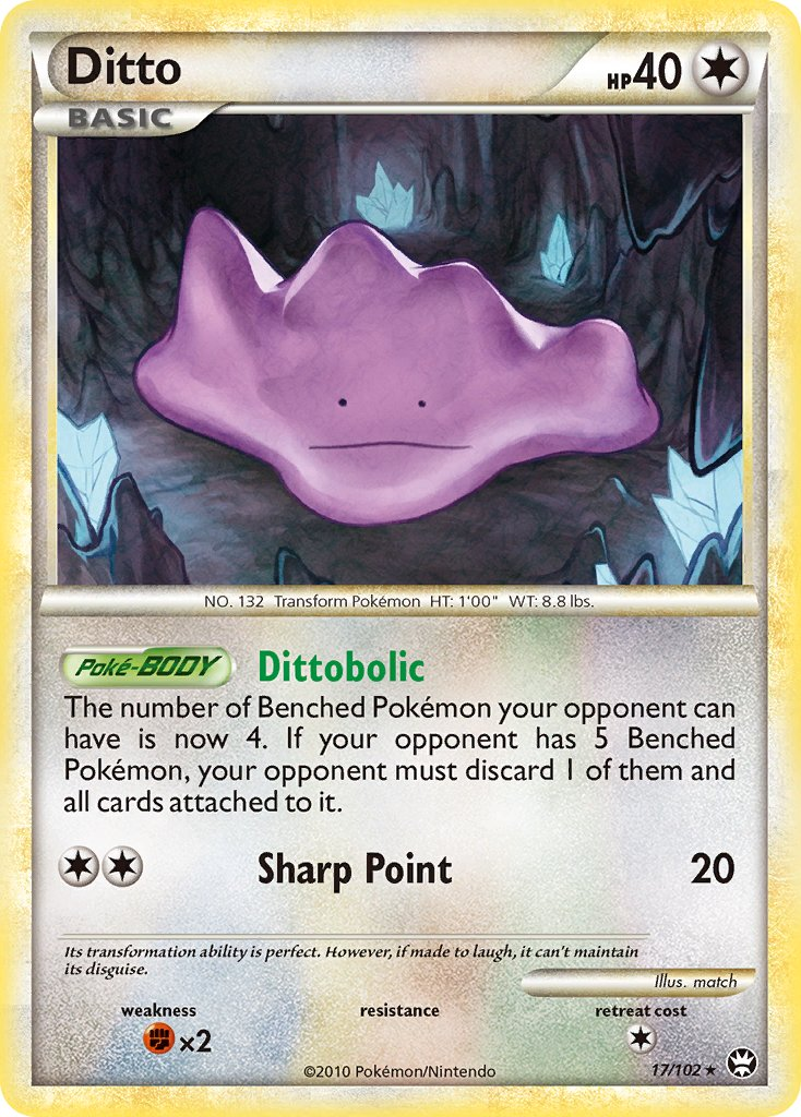 Ditto Pokémon card