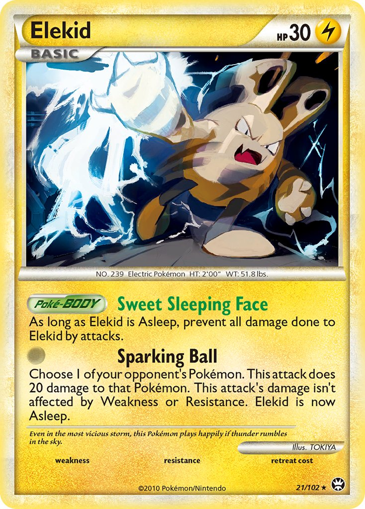 Elekid Pokémon card
