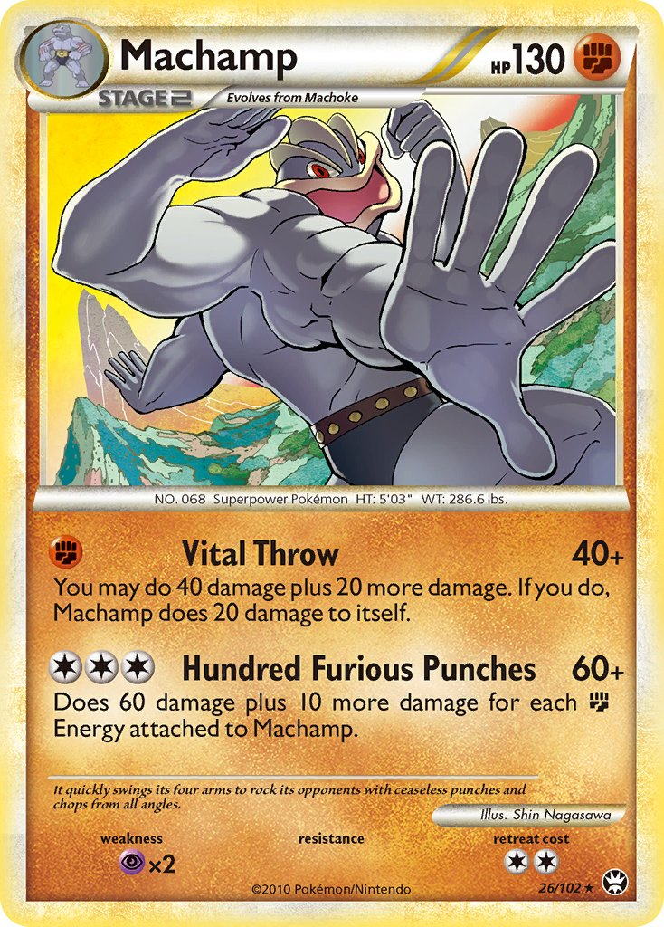 Machamp Pokémon card