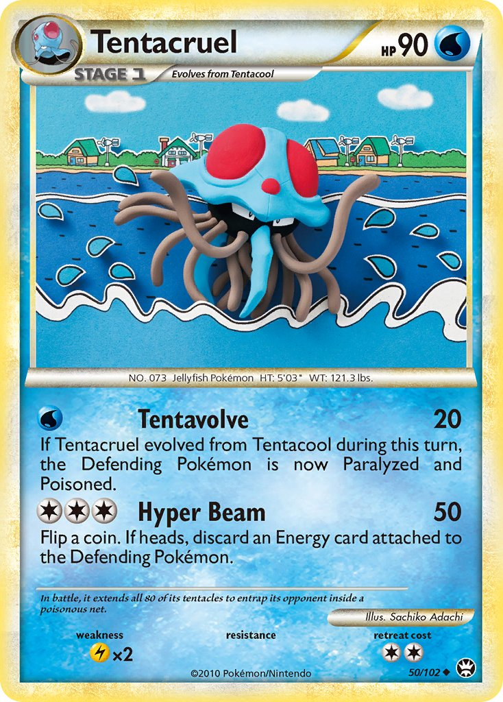 Tentacruel Pokémon card