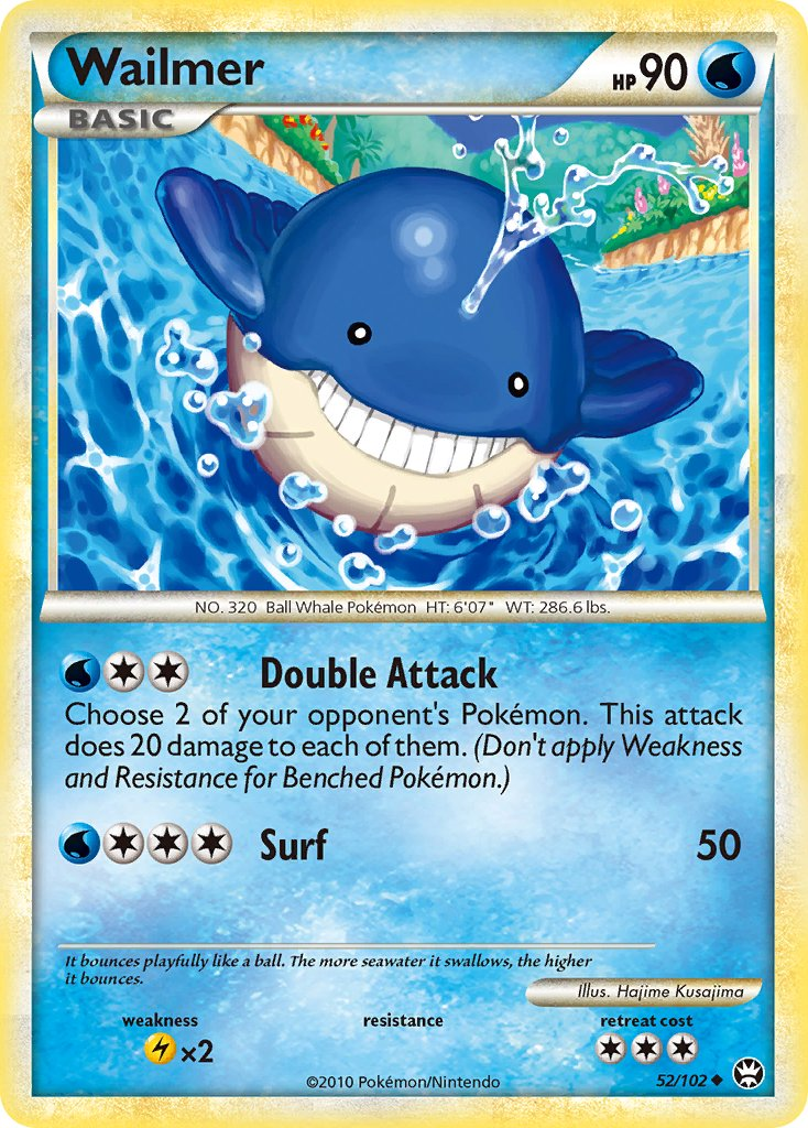 Wailmer Pokémon card