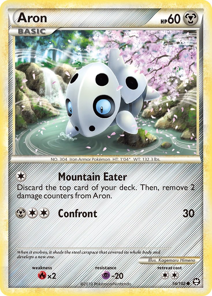 Aron Pokémon card