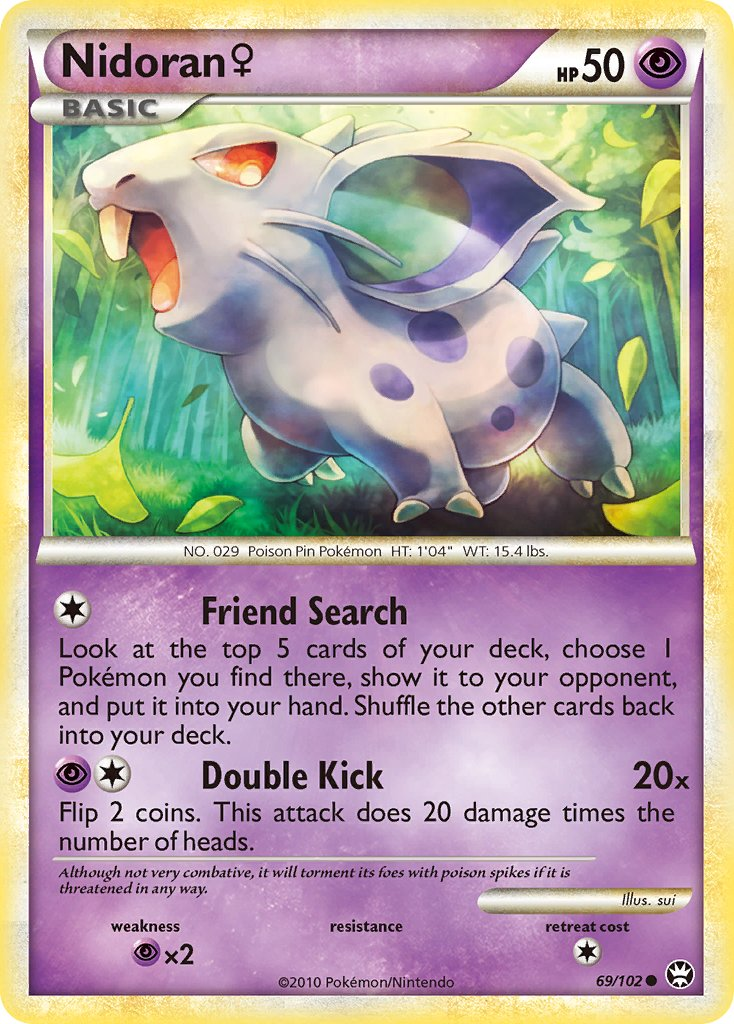 Nidoran♀ Pokémon card