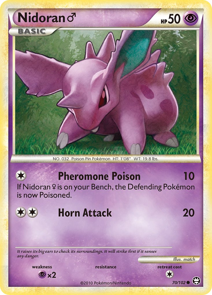 Nidoran♂ Pokémon card