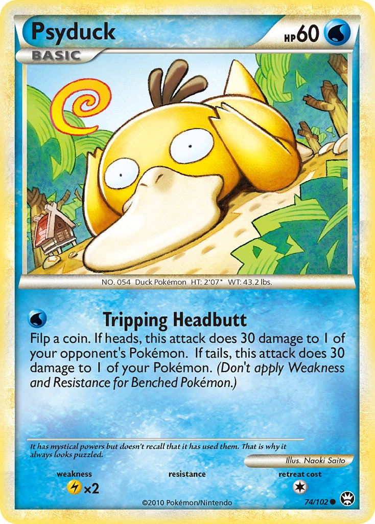 Psyduck Pokémon card