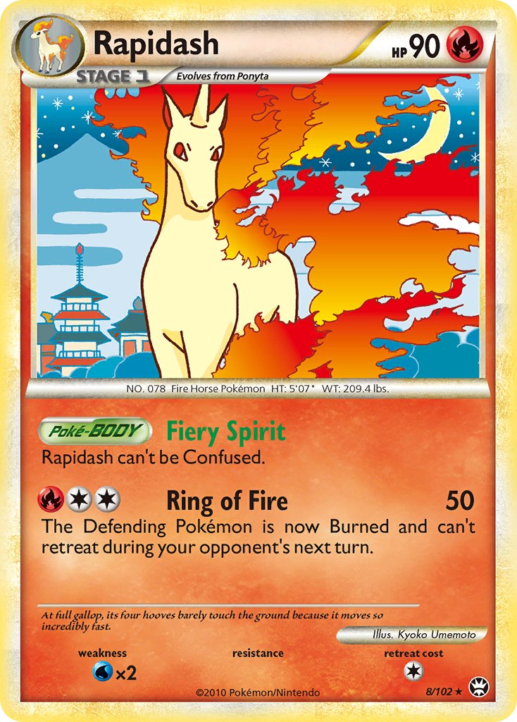 Rapidash Pokémon card