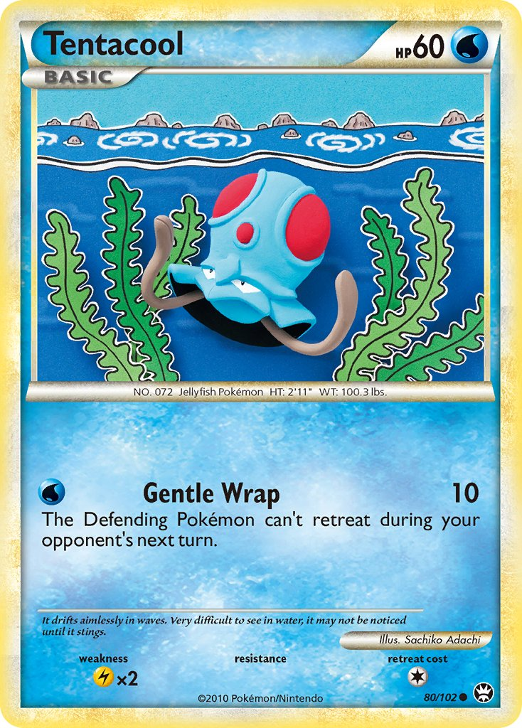 Tentacool Pokémon card