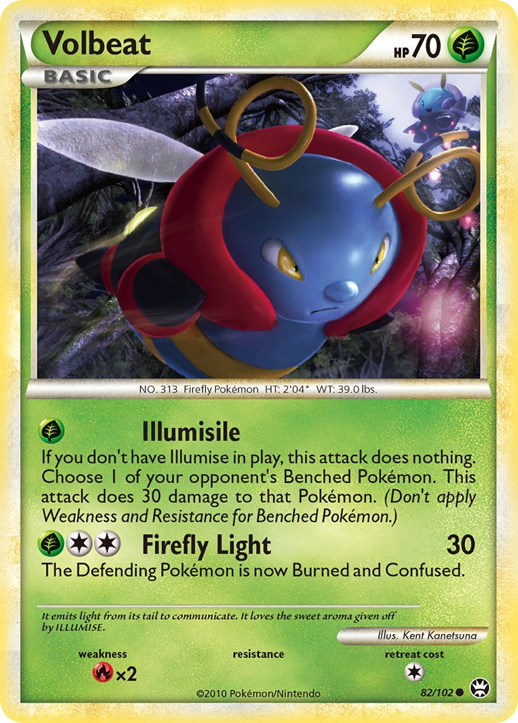 Volbeat Pokémon card