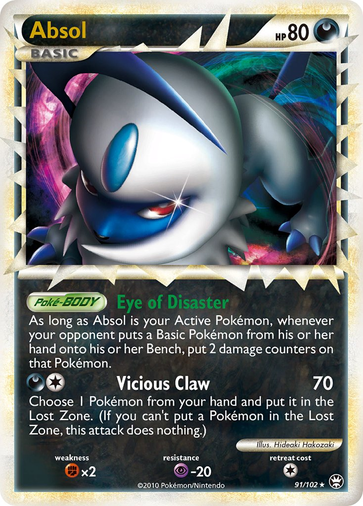 Absol Pokémon card