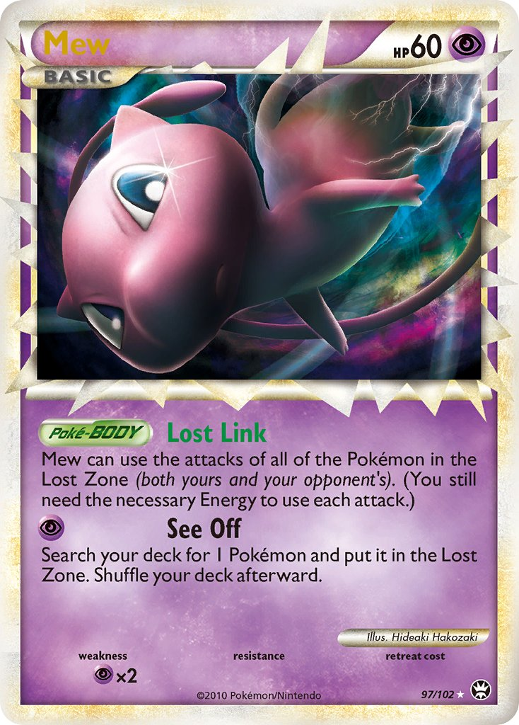 Mew Pokémon card