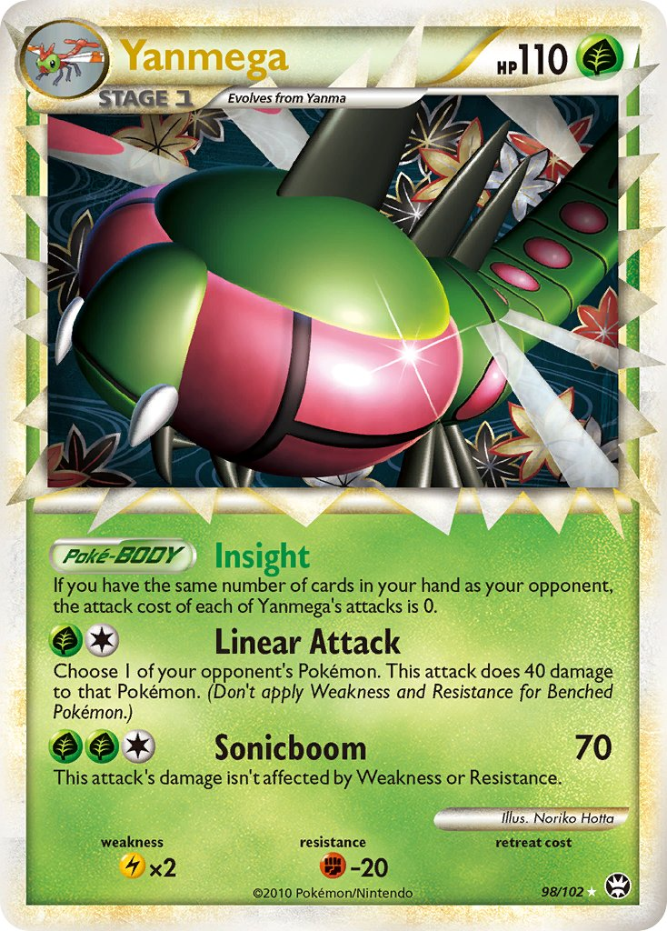 Yanmega Pokémon card