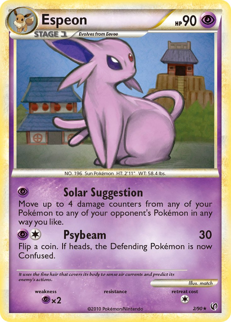 Espeon Pokémon card