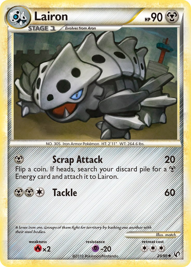 Lairon Pokémon card